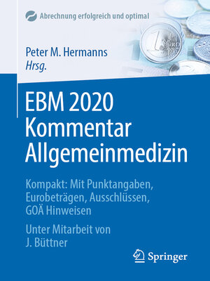 cover image of EBM 2020 Kommentar Allgemeinmedizin